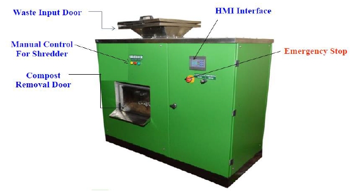 Manual Food Waste Composting Shredder Machine